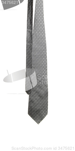 Image of gray tie isolated
