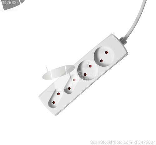 Image of White Power extension cord