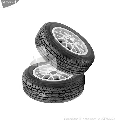 Image of Wheels isolated