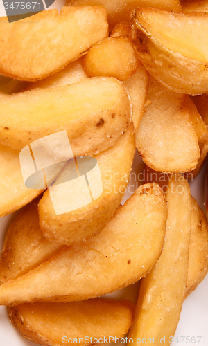 Image of coocked potato close up