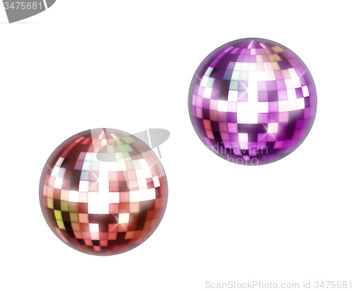 Image of colorful disco ball