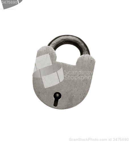 Image of Padlock isolated