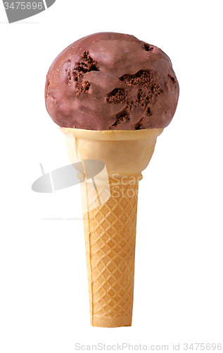 Image of Chocolate ice cream cone