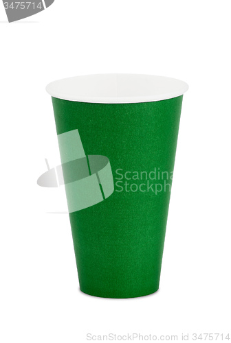 Image of green paper cup