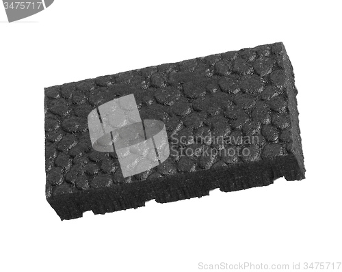 Image of black Sponge with white background