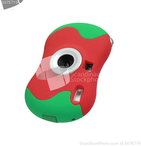 Image of colored digital camera