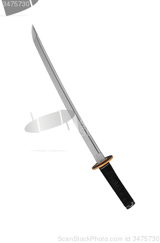 Image of Katana - Japanese sword isolated