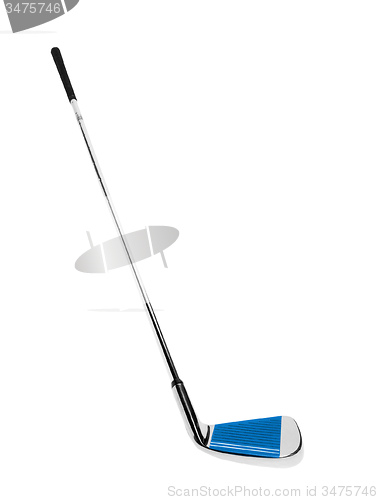 Image of Golf club on white background