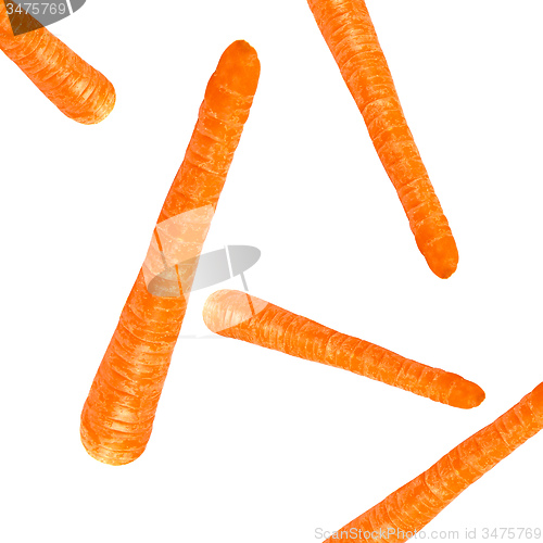 Image of carrots isolated
