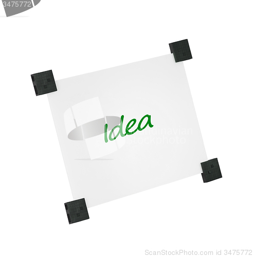 Image of idea on paper
