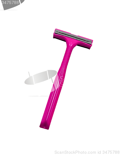 Image of Safety pink razor