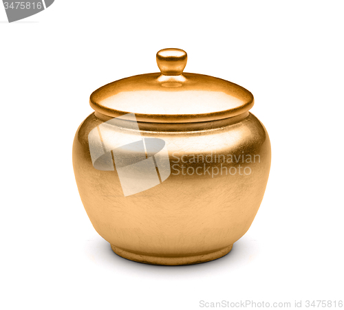 Image of shugar pot isolated