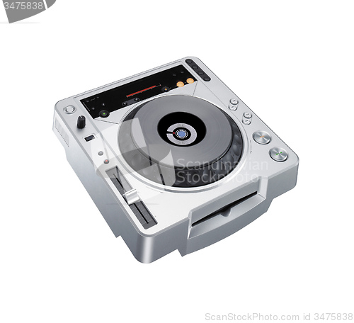 Image of dj mixer isolated