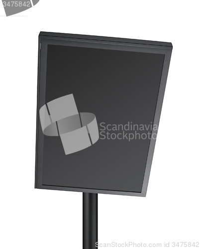 Image of Professional wide monitor isolated