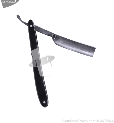 Image of cutthroat razors isolated on a white