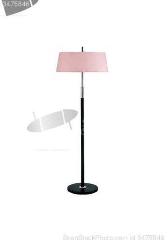 Image of floor lamp isolated