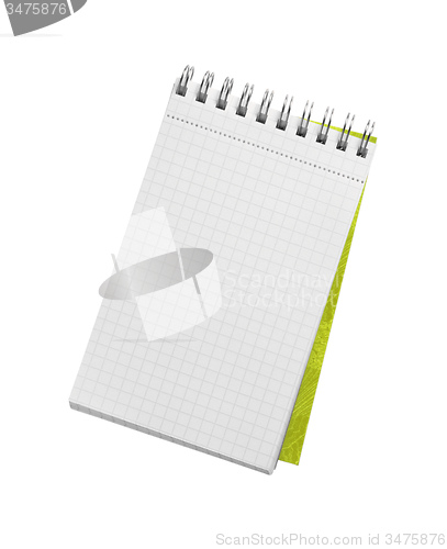 Image of bank notebook isolated