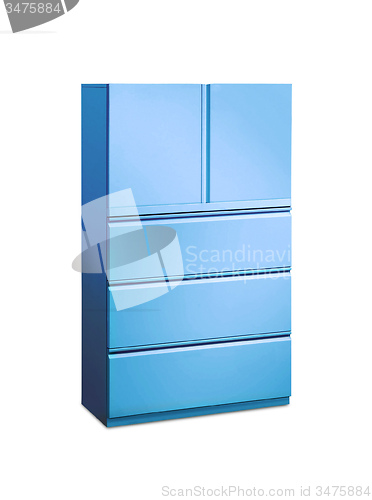 Image of blue furniture