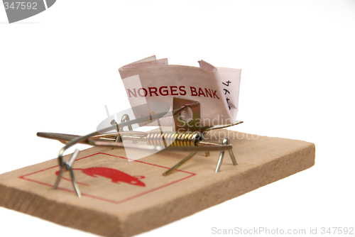 Image of Money # 29 - in mousetrap