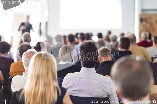 Image of Audience in the lecture hall.