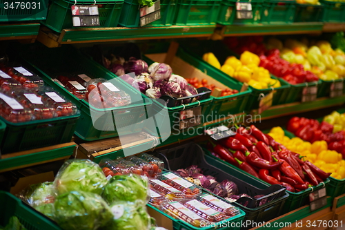 Image of supermarket vegetables