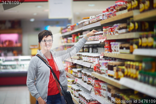 Image of woman in supermarket