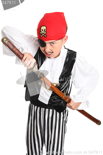Image of Snarling Pirate with sword