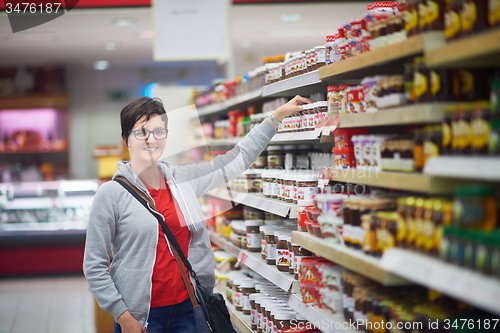 Image of woman in supermarket