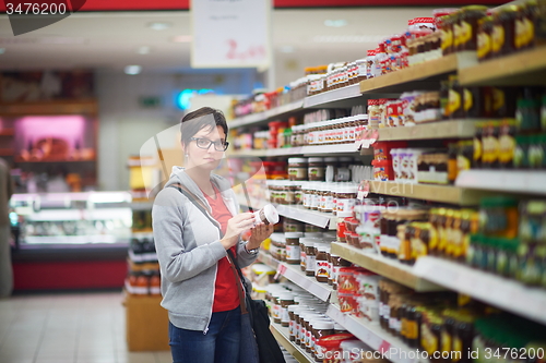 Image of woman in supermarket