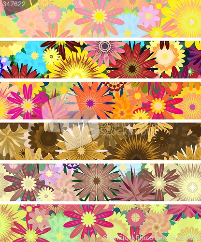 Image of Floral banners