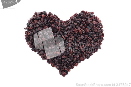 Image of Currants in a heart shape