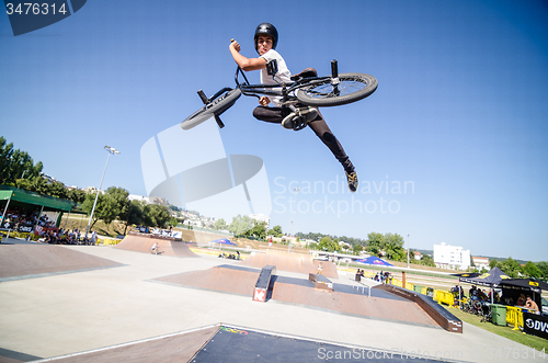 Image of Sauro Agostinho during the DVS BMX Series 2014 by Fuel TV