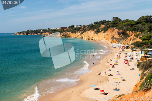 Image of Olhos de agua beach in Albufeira, Portugal