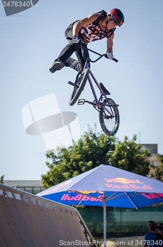 Image of Louis Carvalho during the DVS BMX Series 2014 by Fuel TV