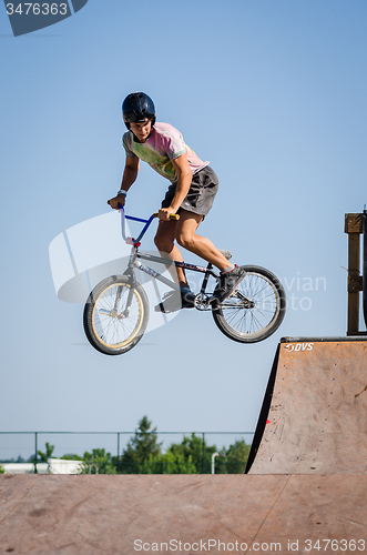 Image of Joao Pires during the DVS BMX Series 2014 by Fuel TV