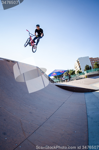 Image of Rodrigo Vicente during the DVS BMX Series 2014 by Fuel TV