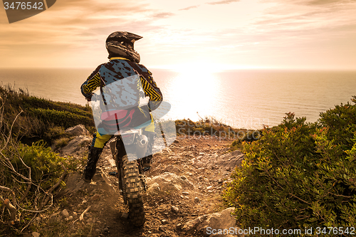 Image of Enduro bike rider