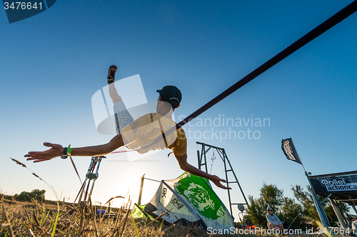 Image of Andre antunes Slackline performance