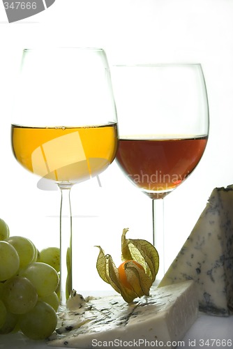 Image of Sweet wine & cheese III