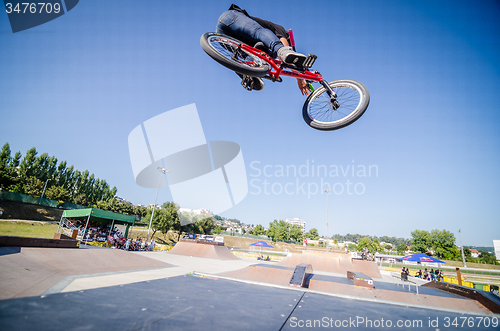 Image of Rodrigo Vicente during the DVS BMX Series 2014 by Fuel TV