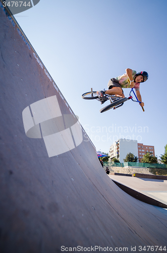 Image of Joao Pires during the DVS BMX Series 2014 by Fuel TV