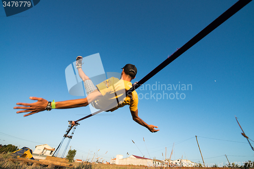 Image of Andre antunes Slackline performance