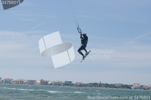 Image of Francisco Costa kitesurfing