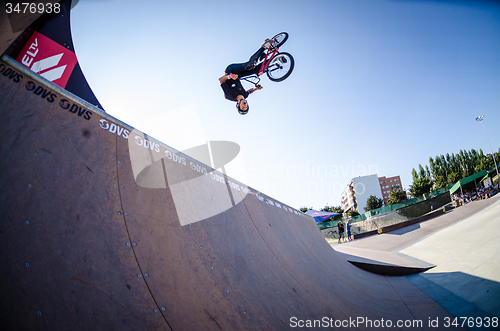 Image of Rodrigo Vicente during the DVS BMX Series 2014 by Fuel TV