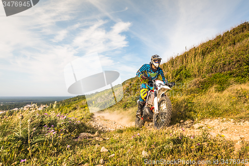 Image of Enduro bike rider