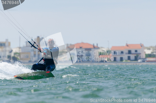 Image of Francisco Costa kitesurfing