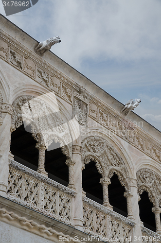 Image of Detail of the Patio del Colegio de San Gregorio of Valladolid