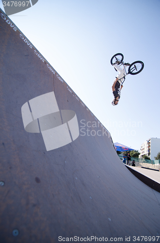 Image of Fabio Leao during the DVS BMX Series 2014 by Fuel TV