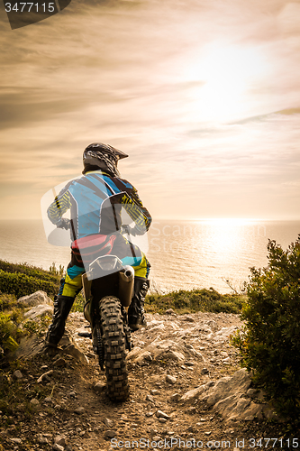 Image of Enduro bike rider