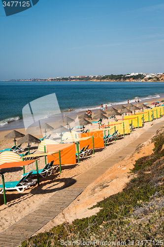 Image of Falesia beach in Albufeira, Portugal